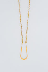 Gold Horseshoe Necklace