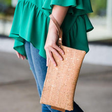 Cork wristlet