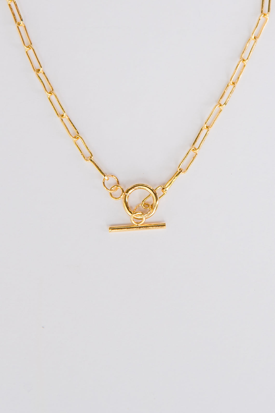 Paperclip Toggle Necklace