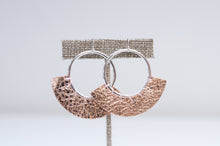 Hand Stitched Hoop Earrings