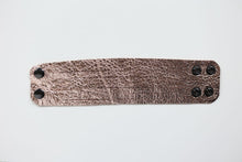 Slit Leather Cuff Bracelet