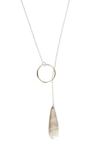 Lariat Teardrop Necklace