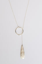 Gold or Silver Drop Lariat Necklace