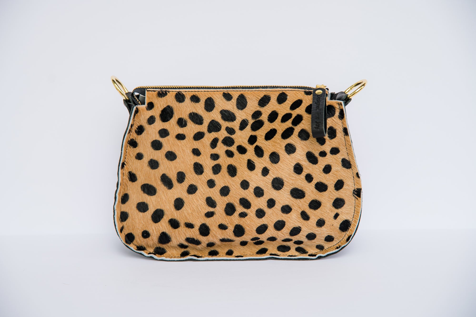 Cheetah Hair on Hide Leather Backpack