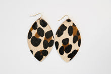 Hair On Leather Earrings
