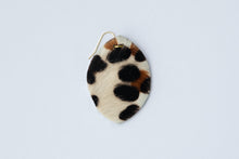 Hair On Leather Earrings