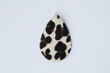 Hair On Leather Earrings