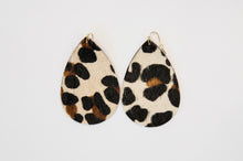 Hair On Leather Earrings