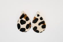 Hair On Leather Earrings